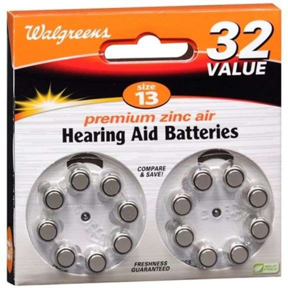 Lot of 3 Walgreens Hearing Aid Batteries Size 13 32-Pack 1.45 Volt mercury free - Picture 5 of 5